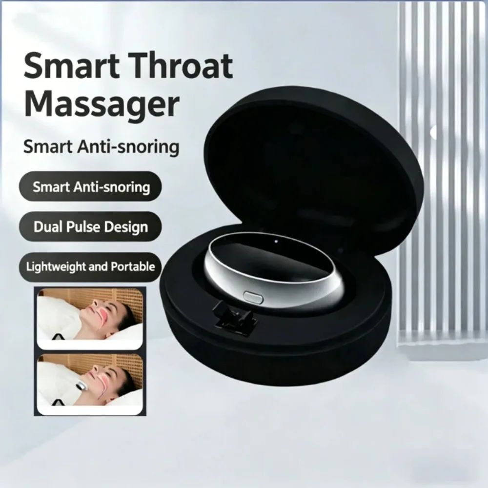 Anti-Snore Device with Dual-Pulse Stimulation Sleep Apnea Relief Snore Reduction Muscle Trainer for Silent Night