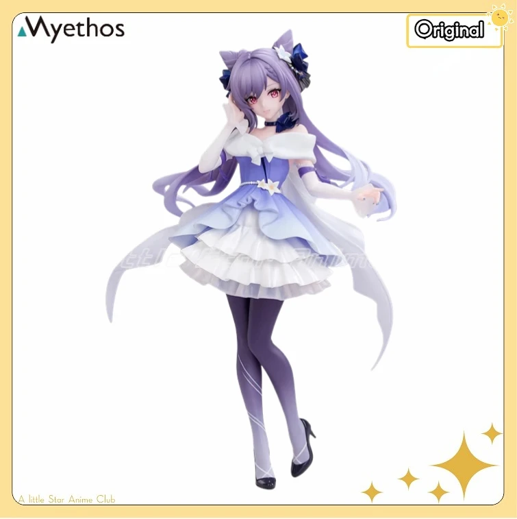 

В наличии Оригинальная фигурка Myethos Gift+ Genshin Impact Keqing 1/8, аниме-модель, игрушка-украшение