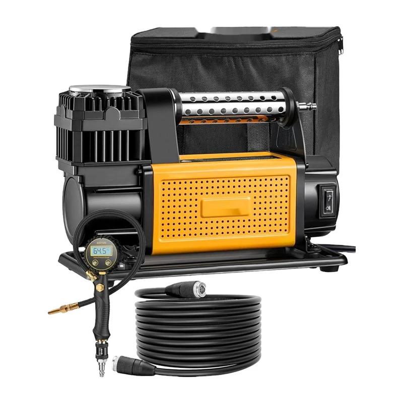 2026 Design  160L/min Strong Power Air Compressors 12V/24V  Tire Inflator  for Car Truck SUV ATV and Bus Motorcycle Application