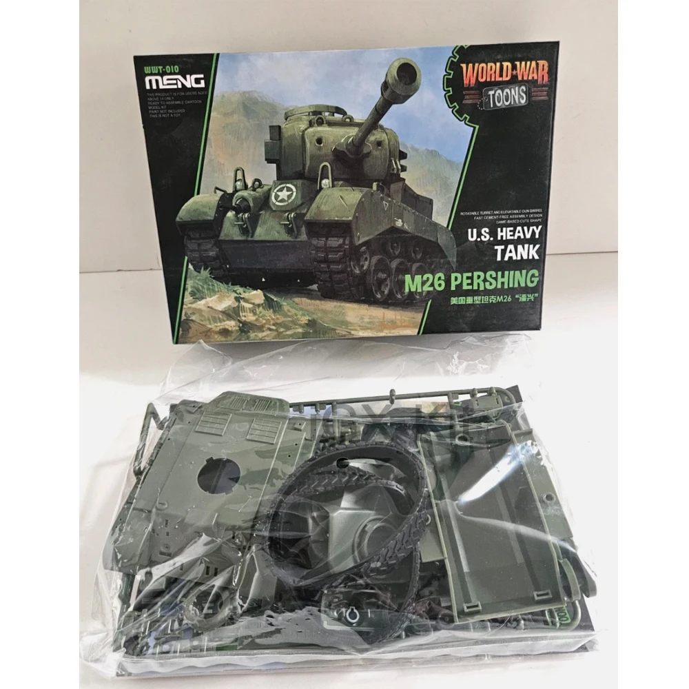 

Конструктор Q Edition Meng WWT010 WWT US M26 Pershing: Модель тяжелого танка, пластиковый набор для сборки, коллекционная модель, игрушка для хобби и творчества