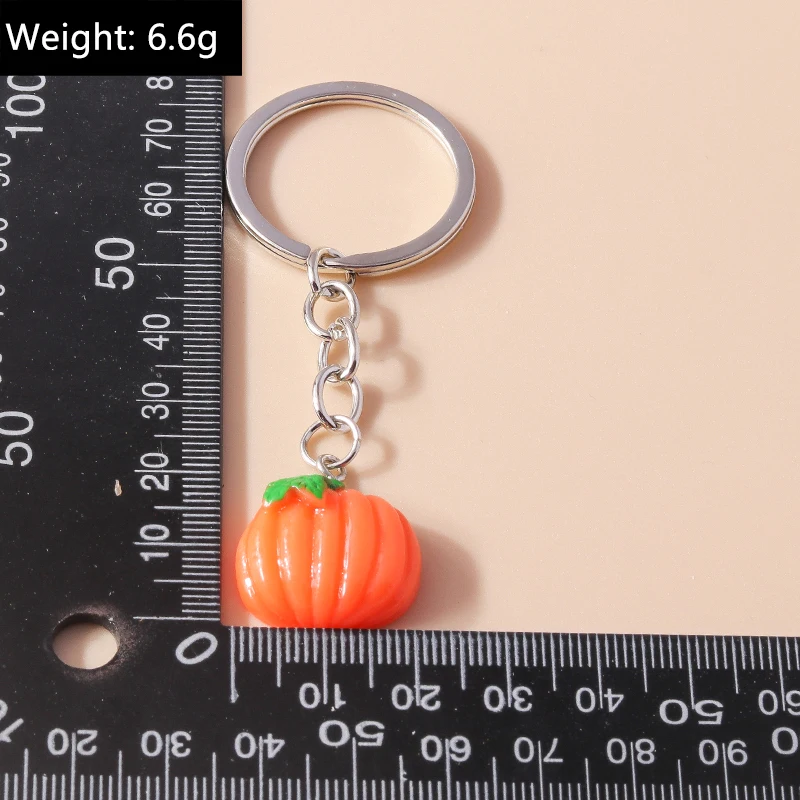 Cartoon 3d Frucht Orange Charms Schlüssel bund Souvenir Geschenke für Frauen Männer Auto Schlüssel Handtasche Anhänger Schlüssel ringe DIY Schmuck Zubehör – Detail 7