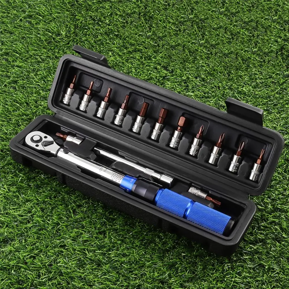 

2-24N.m Torque Wrench Double-direction Ratchet One-click Disassembly Ratchet Torque Wrench Set 1/4 Inch Professional