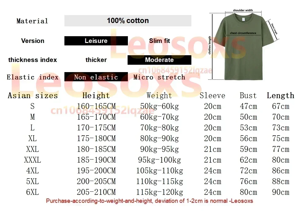 New men's rip pure cotton no curl T-shirt women's fashion printed shortsleeved S-6XL loose and comfortable