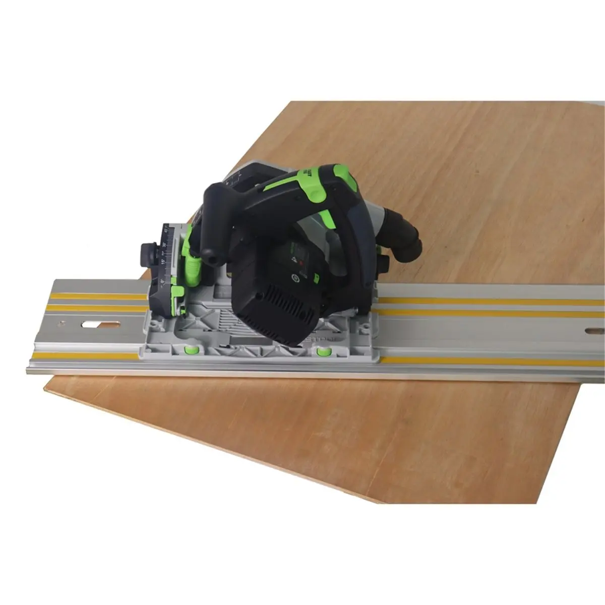 Reliable- Aluminum Guide Rail for Circular Saws - for Makita & Festool, Includes Clamps, 300 mm Length for Precision Cuts
