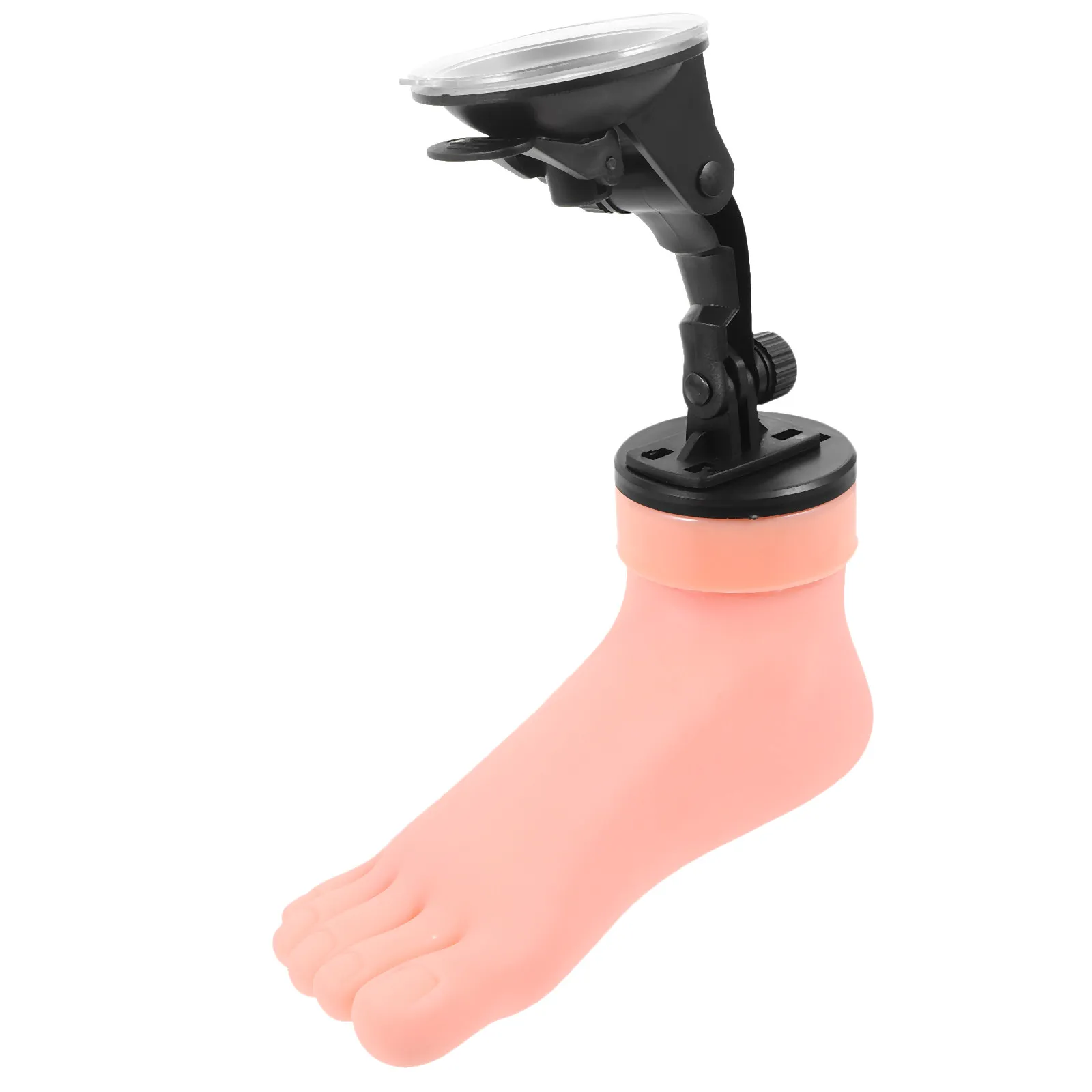 

Манекен-стопа для тренировки маникюра и педикюра с присоской, мягкая, телесного цвета, регулируемая, женская модель для отработки навыков