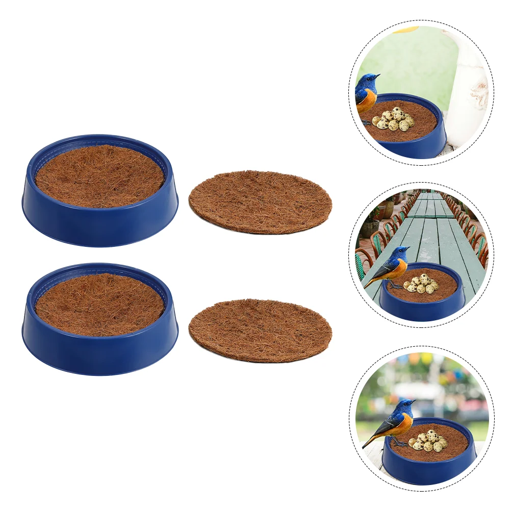 

1 Set of Wear-resistant Bird Nests Convenient Pigeon Nests Replaceable Breeding Nests nesting pad pigeon supply