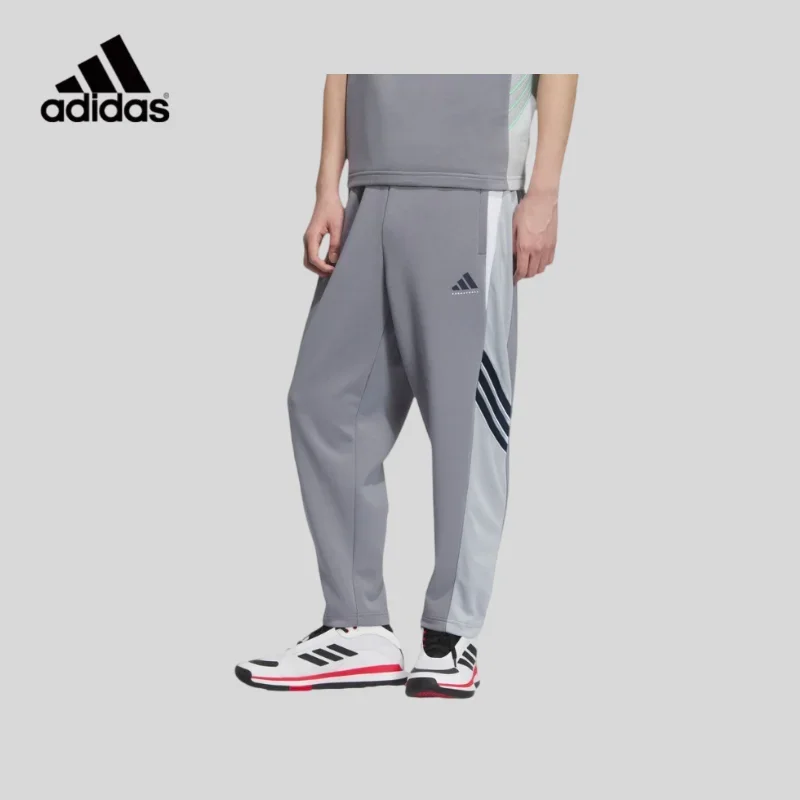Adidas Unisex Autumn Winter Basketball Series for Men Women, Sports Training Casual Knitted Trousers KC0315