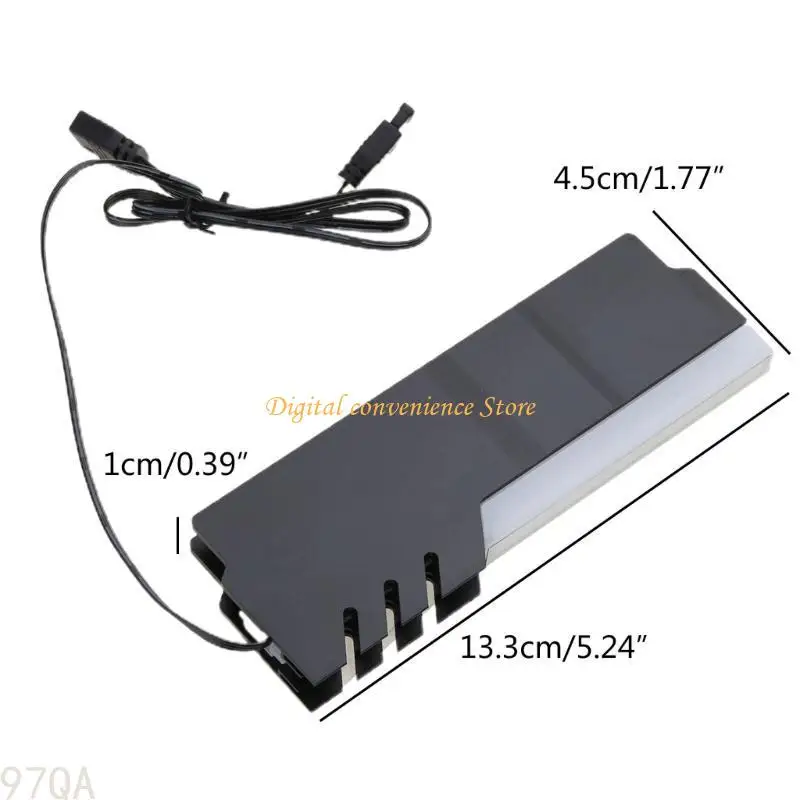 97Qa nhiệt bộ nhớ Tổ tản nhiệt Bộ tản nhiệt Vest argb ánh sáng tản nhiệt S -tản nhiệt Thiết kế nhôm nhiệt điện tản nhiệt