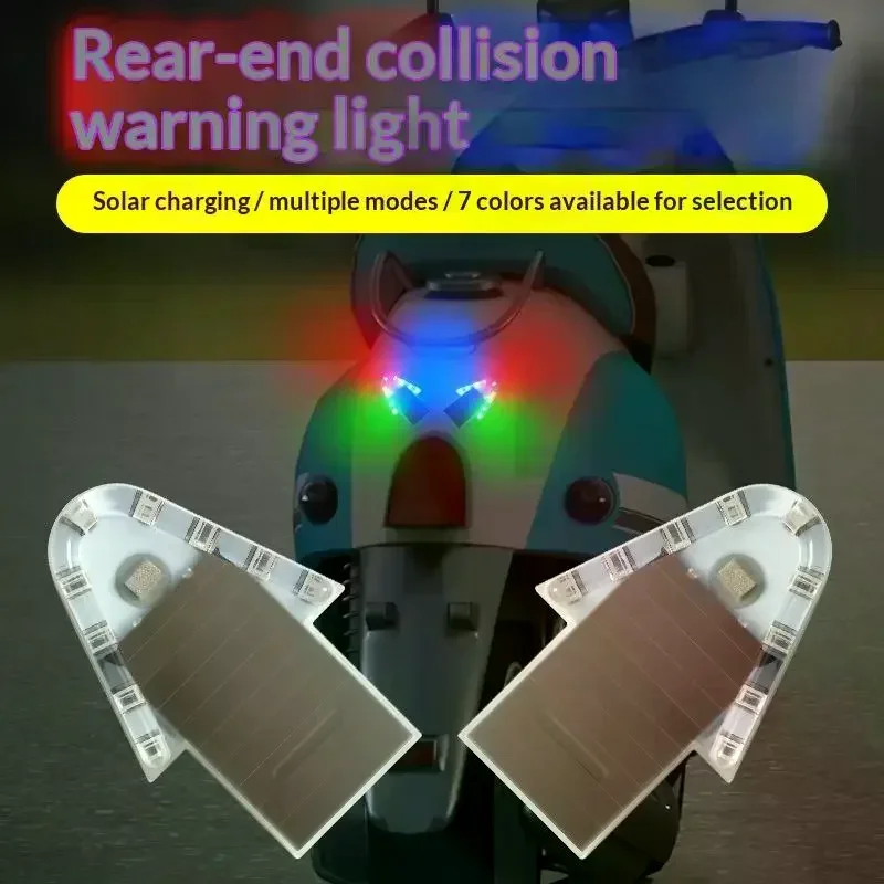 

Solar Car Arrow Flashing Light Wireless Multi Mode LED Warning Light For Car Truck Motorcycle Night Driving Safety