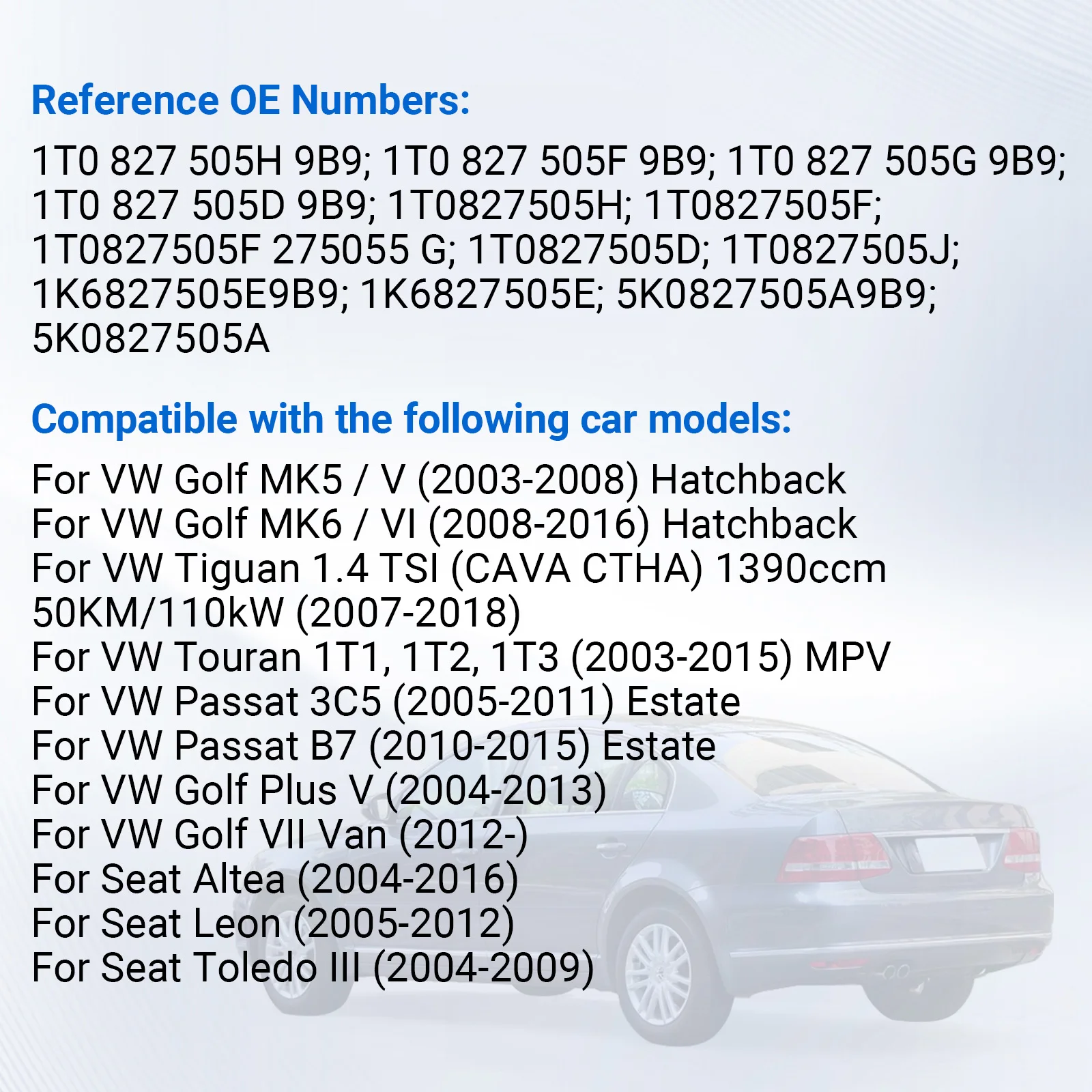 Zamek klapy bagażnika 5K0827505A 1K6827505E 5M0827505E 1P0827505D do VW Golf Mk5 Mk6 Passat B6 B7 Polo Tiguan 1T0827505H 1T0827505F