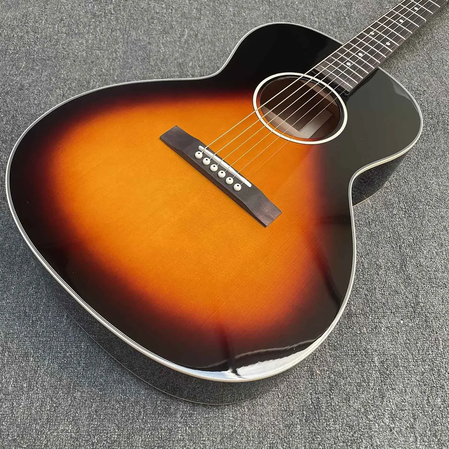 Custom Grand L0 Standard Vintage Sunburst Acoustic Guitar