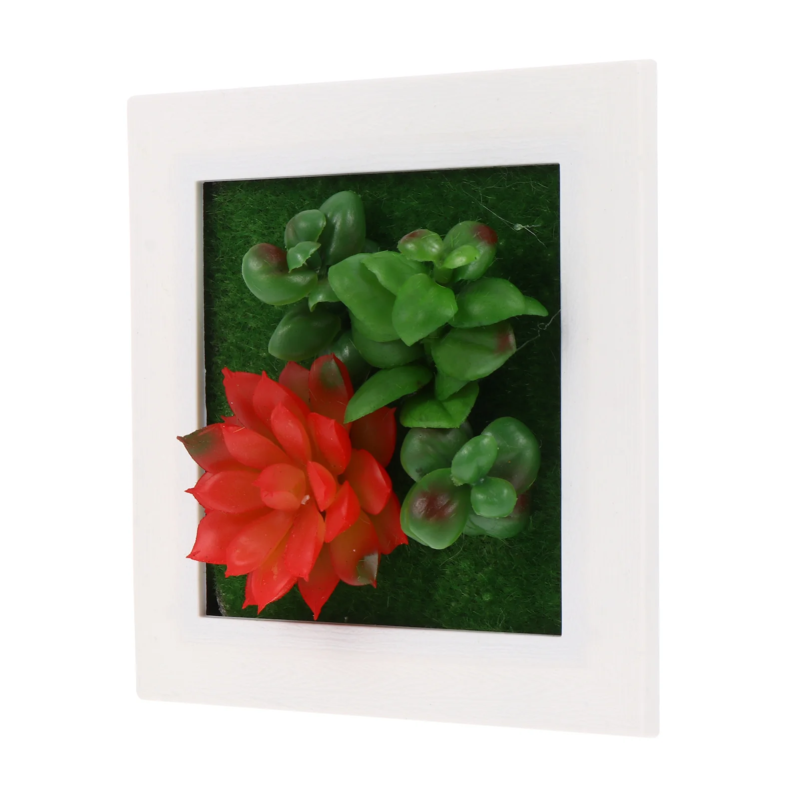 

Creative Fake Succulent Plant Photo Frame Wall Art Ornament Home Decor Hanging Lightweight Artificial Succulent Decor Imitation