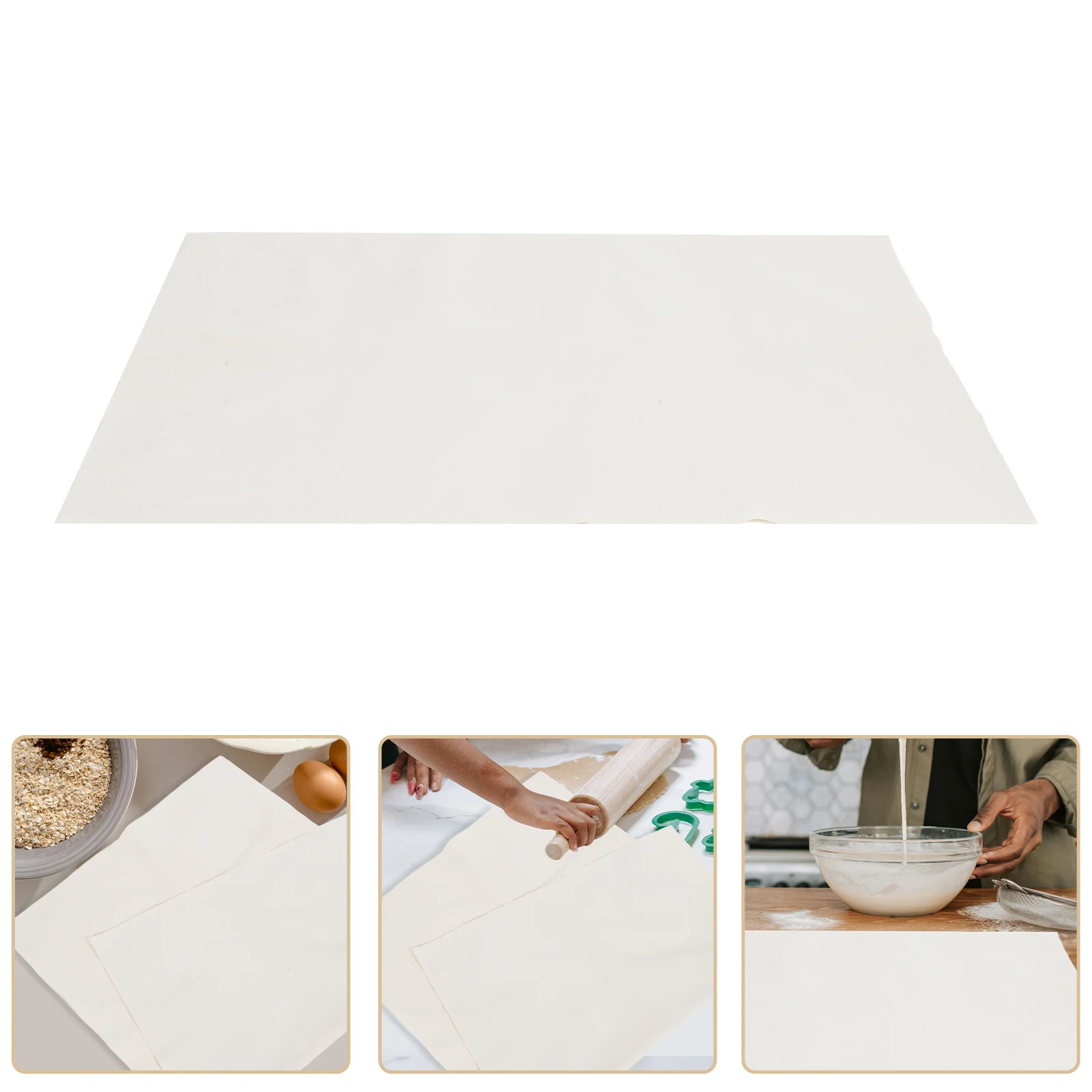 

Linen Baking Proofing Cloth Reusable Thick Fabric For Bread Dough Sourdough Bowl Cover Pastry Mat Bread Proofing Liner Cloth