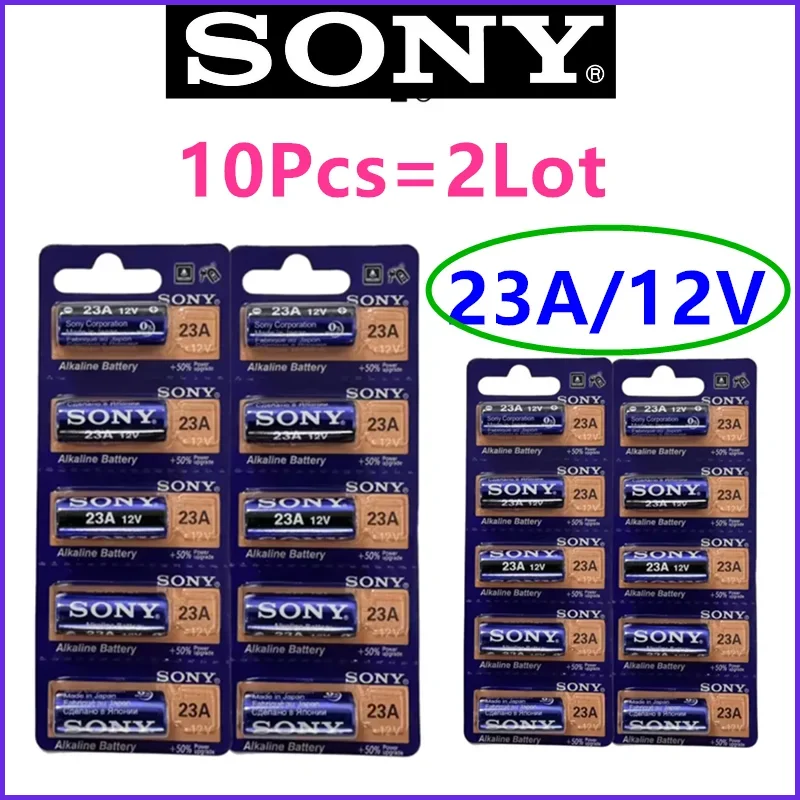 5-15pcs original For SONY 27A /23A 12V 23GA A23S/A27 alkaline battery doorbell remote control electric toy