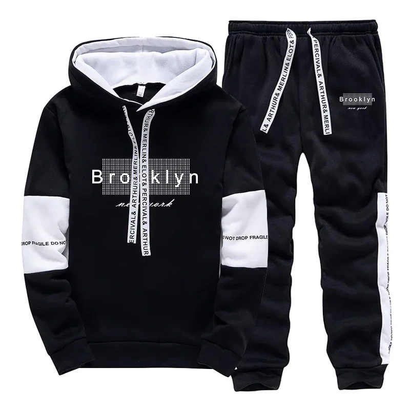 

Mens Tracksuit Print Casual Sweatshirts Outdoors Sports Jogging Mens Clothing 2026 Fashion Sportswear Single Piece Hoodie Pants