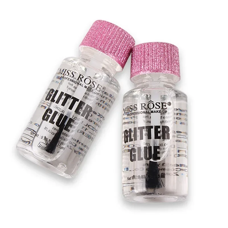 Miss Rose Makeup Face & Body Fix Gel Loose Eyeshadow Primer Glue For Glitter Eye Shadow io 0.85oz/25ml