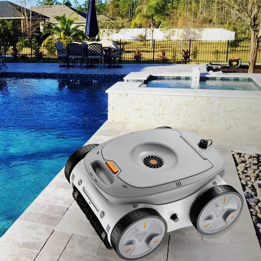 

2024 Robotic Pool Vacuum Cleaner Cleaning Automatic Equipment Pools Cleaning Robot Tools Accessories Swimming Pool Cleaner