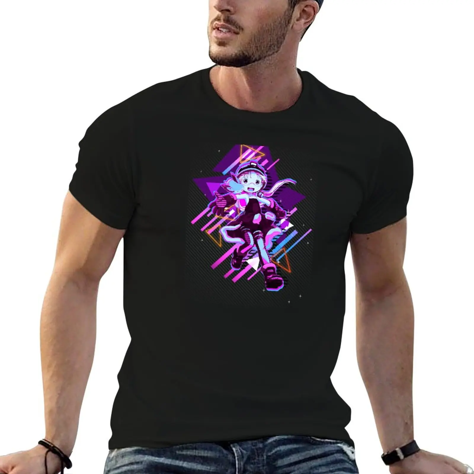 Riko - Made in Abyss (80s Retro) T-Shirt Personalized t-shirt Man t-shirt mens t shirts top quality