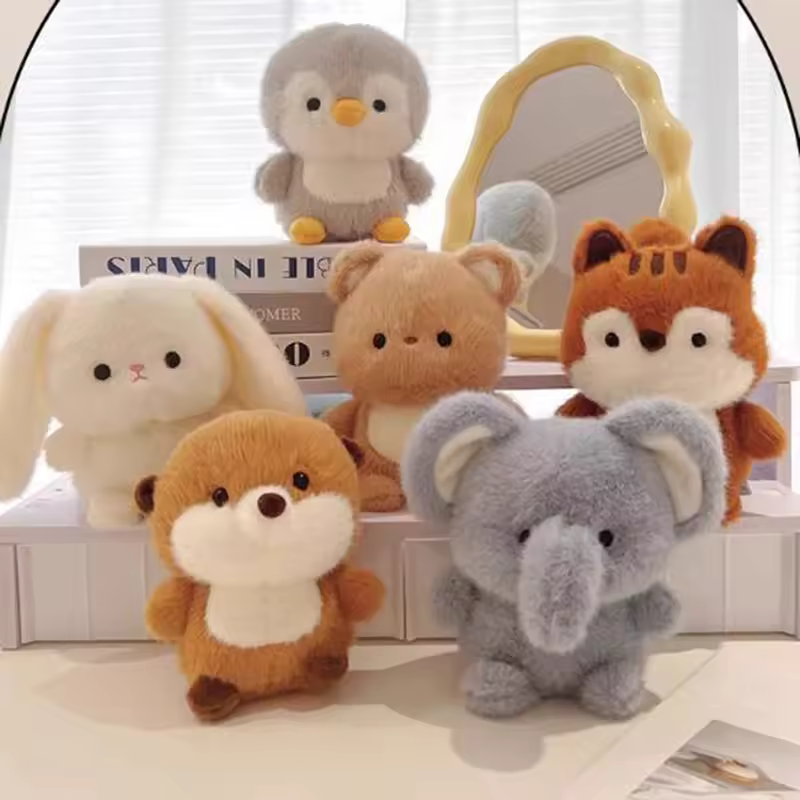 15CM Cute Animal Plush Toy Children Table Doll Ornaments Companion Doll Birthday Christmas Gifts Soft Sleeping Companion Kawaii - Image 2