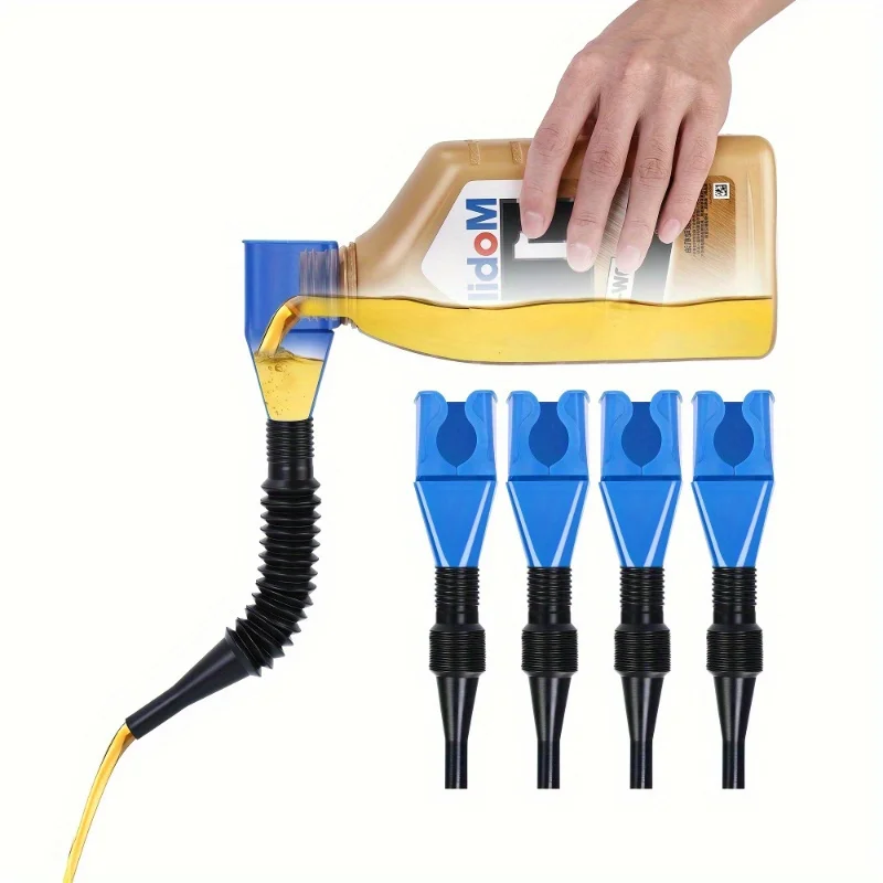Universal refueling funnel, clip free funnel, new household thickened folding, multifunctional refueling