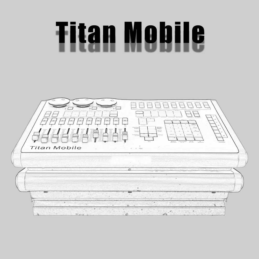 

Titan Mobile V16/V17.1/V18 DMX512 Профессиональная консоль с крылом сценического освещения 2048 4 независимых каналов DMX512 Выход Dj Disco