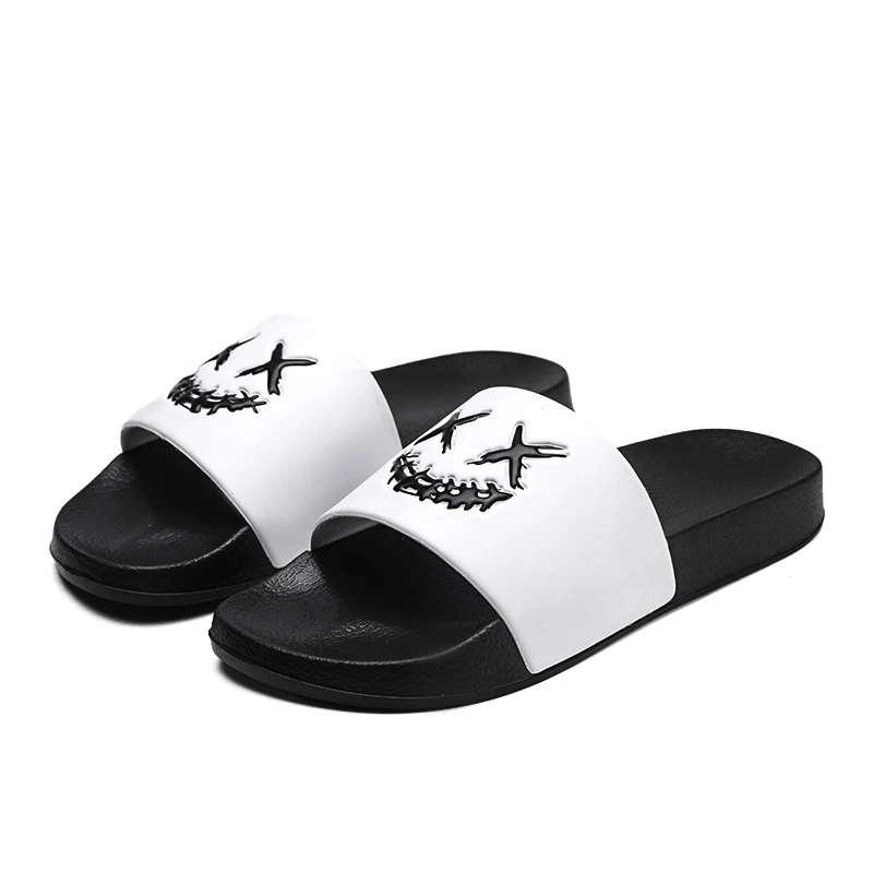 

Summer Men Slippers Indoor Outdoor Casual Non-slip Beach Shoes For Women Breathable Home-based Shoe Large Size36-48