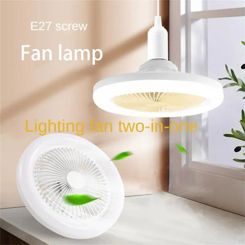 Led Fan Lamp E27 Screw Suction Hanging Dual-purpose Multifunctiona Household Energy-saving Lamp Bedroom Kitchen Ceiling Fan Bulb