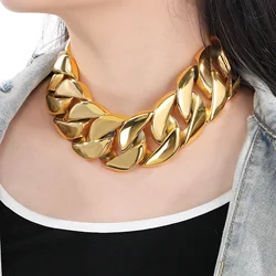 43mm Bigger Heavier Shiny Chunky Cuban Chain Necklace - 316L Stainless Steel - KN288399-KJX