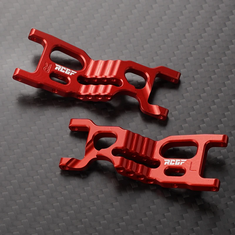 Aluminum Alloy 1/16 Front Lower Suspension Arm 2pcs Enhanced Rc Front Lower Suspension Arm For LOSI Mini-B Mini-T Dark Blue