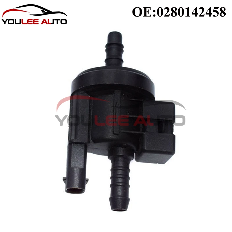 High Quality OEM 0280142458 06H906517B Vapor Canister Purge Solenoid Valve For Audi A4 A5 A6 Q5 TT VW Beetle Jetta Passat