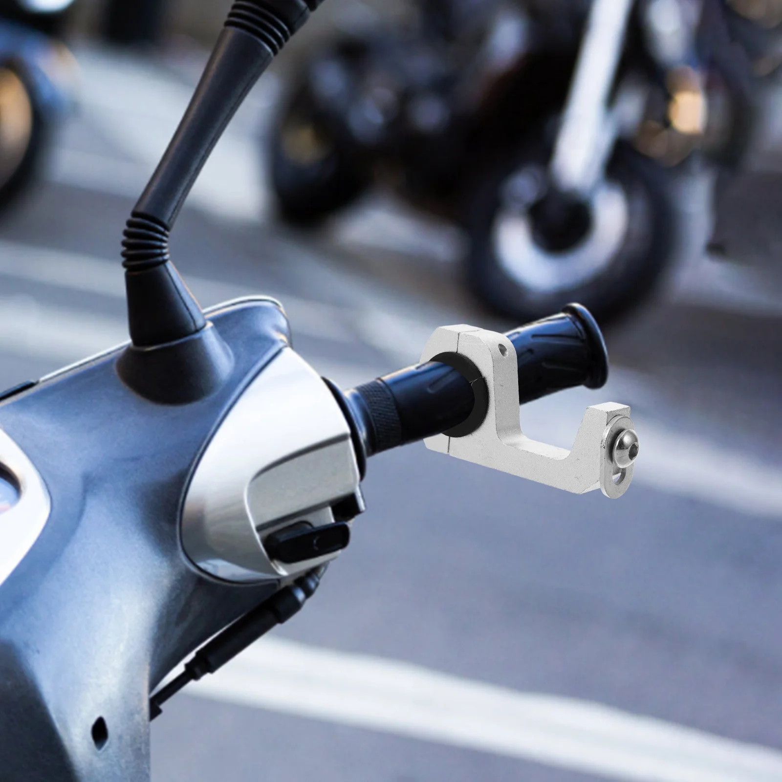 

Universal Motorcycle Handguard Bracket Kit Variable Diameter Handlebar Mount Compatible Fixtures