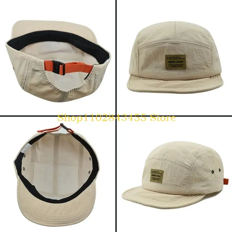 49MC Short Brim Sports Hat Unisex Sunshade Breathable Baseball Hat for Outdoor