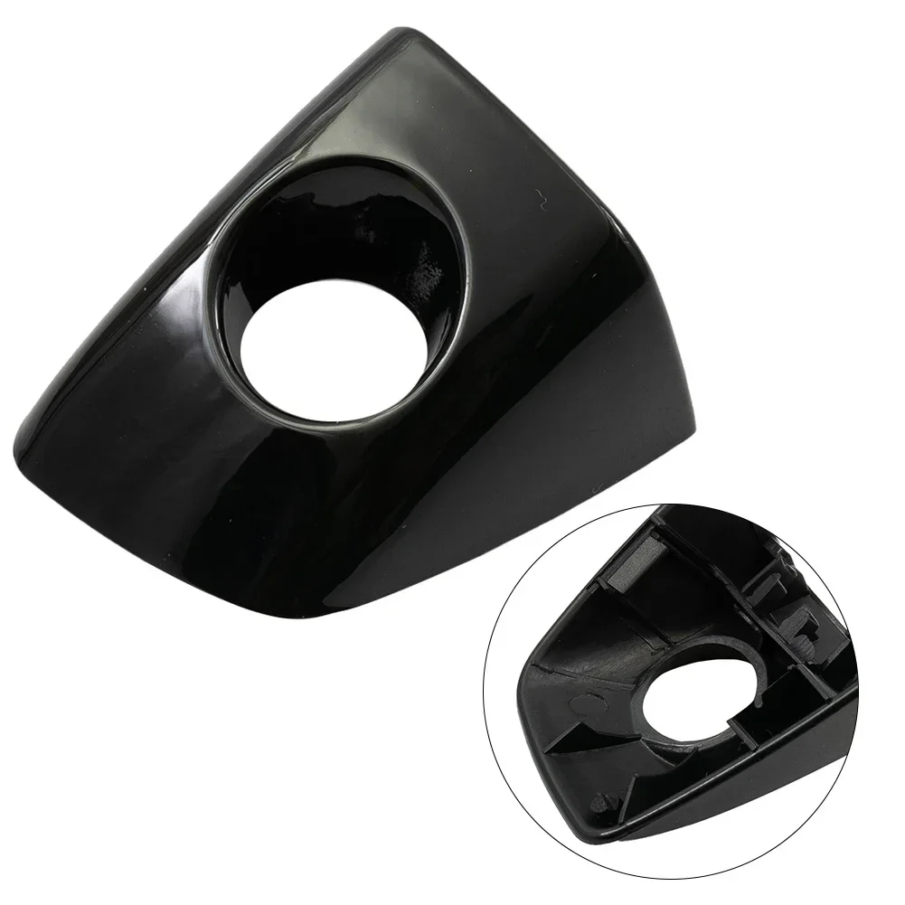 

Black Front Left Exterior Door Handle Cap Lock Hole Cover For A6 C7 2012-18 Door Handle Cap Lock Hole Cover