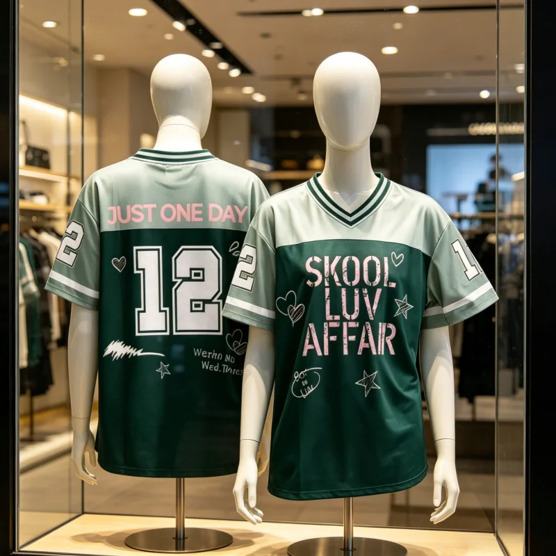 Skool Luv Affair Fußballtrikot World Tour 2026 Comeback Merch Shirt K-Pop Geschenk für Fans Sommer Herren Damen Familie Kinder T-Shirts – Detail 1