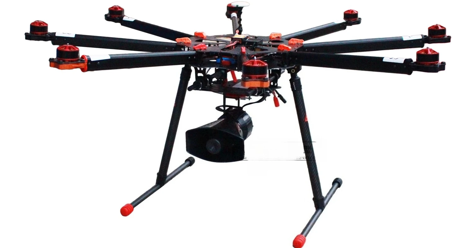 ドローン空中拡声器 5km無線通信トランシーバー DJI Elf/Yu/Wuシリーズ対応 緊急広報