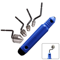1pc NB Hole Deburring Tool Handle+BC6301/8301/1041/1651 Chamfering Cutter Head Set Hand Tool Burr Handle And Chamfering Cutter