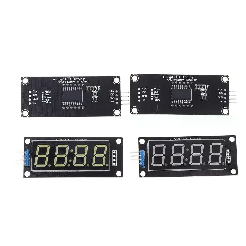 TM1637 0.56 Inch 4 Bit LED Digital Tube Display 7 Segments Display Module LED Electronic Clock Display Module Board For Arduino