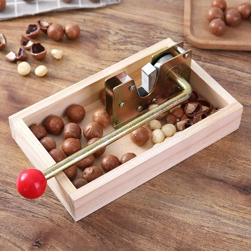 

Macadamia Opener Heavy Duty Multi Functional Walnut Crack Sheller Nut Cracker Tool Essential Hazelnu Almonds Nutcracker