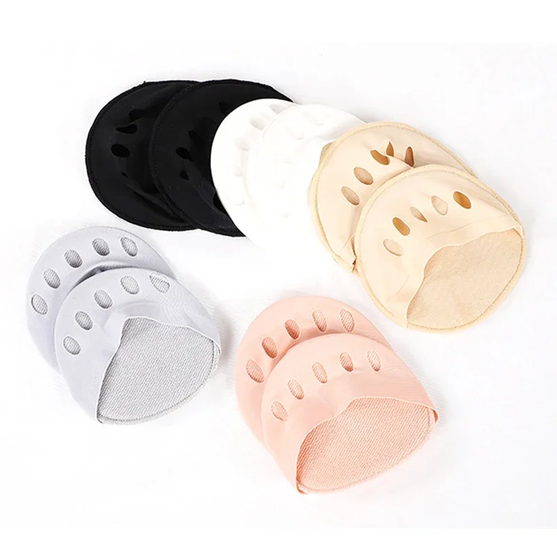 2Pcs Five Toes Forefoot Pads for Women High Heels Half Insoles Calluses Corns Foot Pain Care Absorbs Shock Socks Toe Pad Inserts