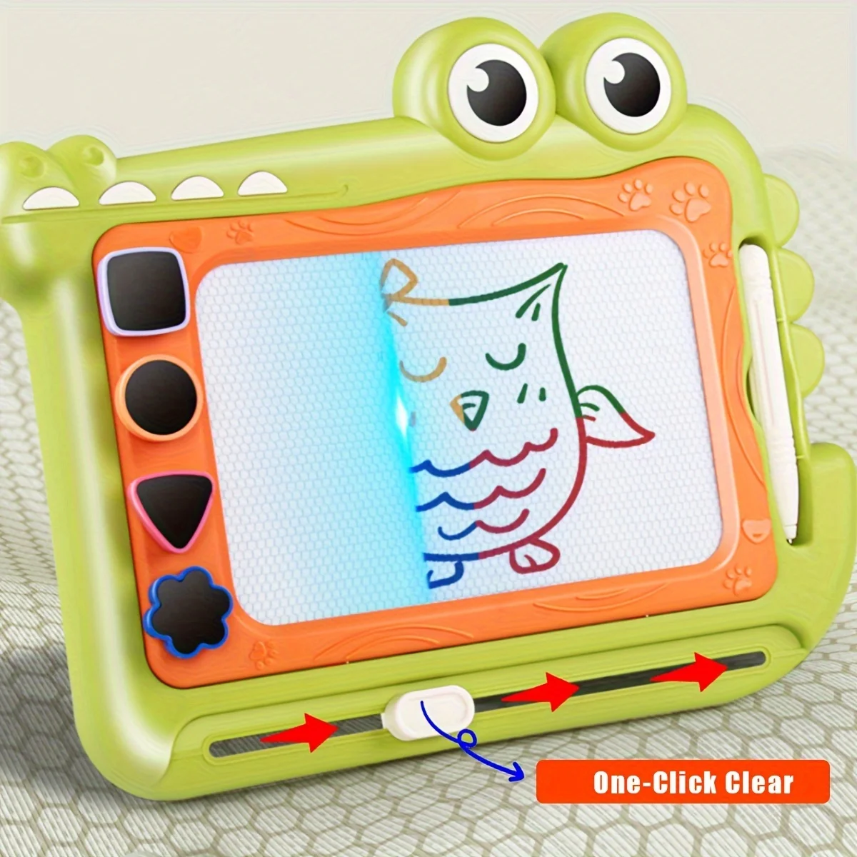 Magnetyczna tablica do rysowania, zabawka edukacyjna, kolorowa tablica do rysowania, prezent na urodziny, Halloween, Boże Narodzenie, Święto Dziękczynienia