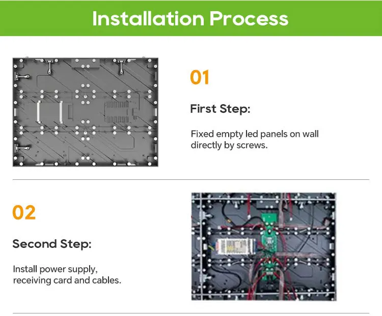 P1.86 P2 P2.5 640mm X 480mm 3840hz تحديث داخلي ثابت تركيب Led عرض جدار الفيديو #3