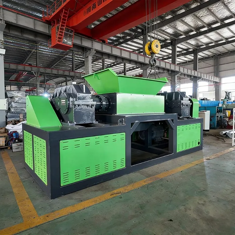 Industrial Tire Shredder Line Waste Tire Recycling System Rubber Powder Production Equipment