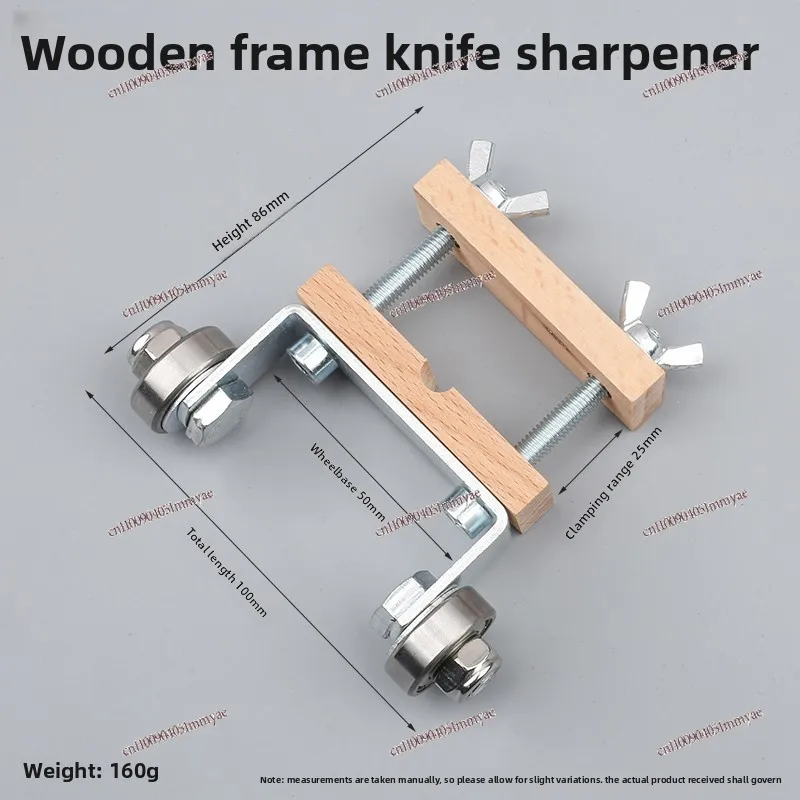 Carving Knife Gold Steel Stone Grinding Disc Sharpener Bracket Carving Knife Sharpener