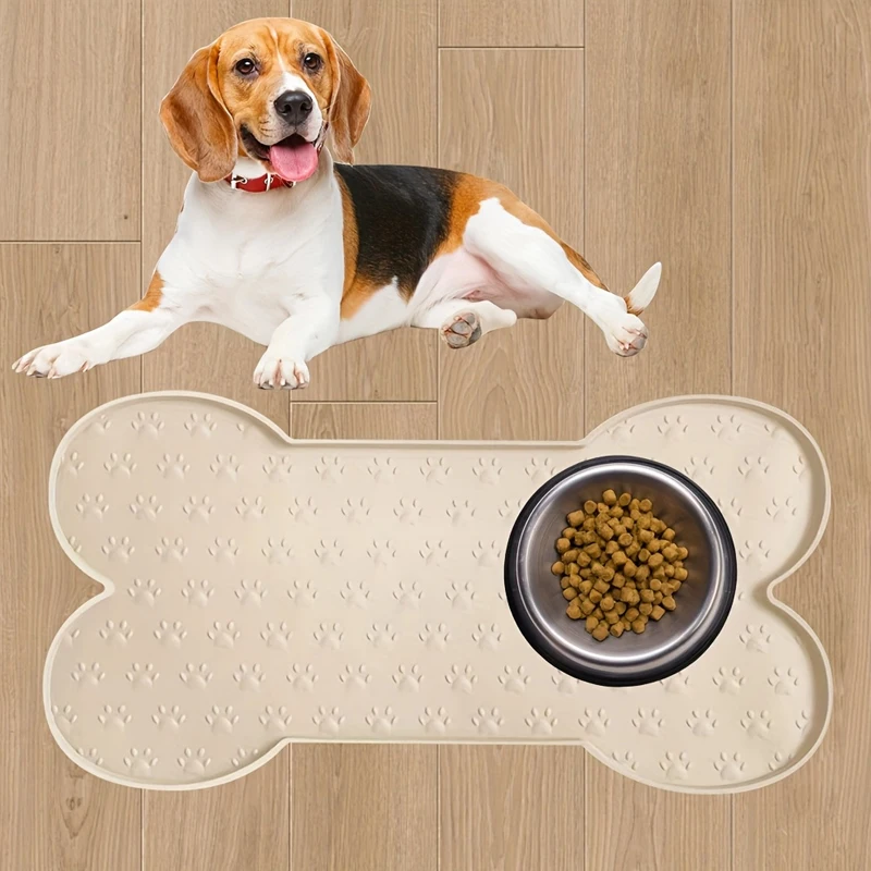 

Pet Feeding Mat-Absorbent Pet Placemat for Food and Water Bowl, with Waterproof Rubber Backing, Quick Dry Water Mat for Dog Cat