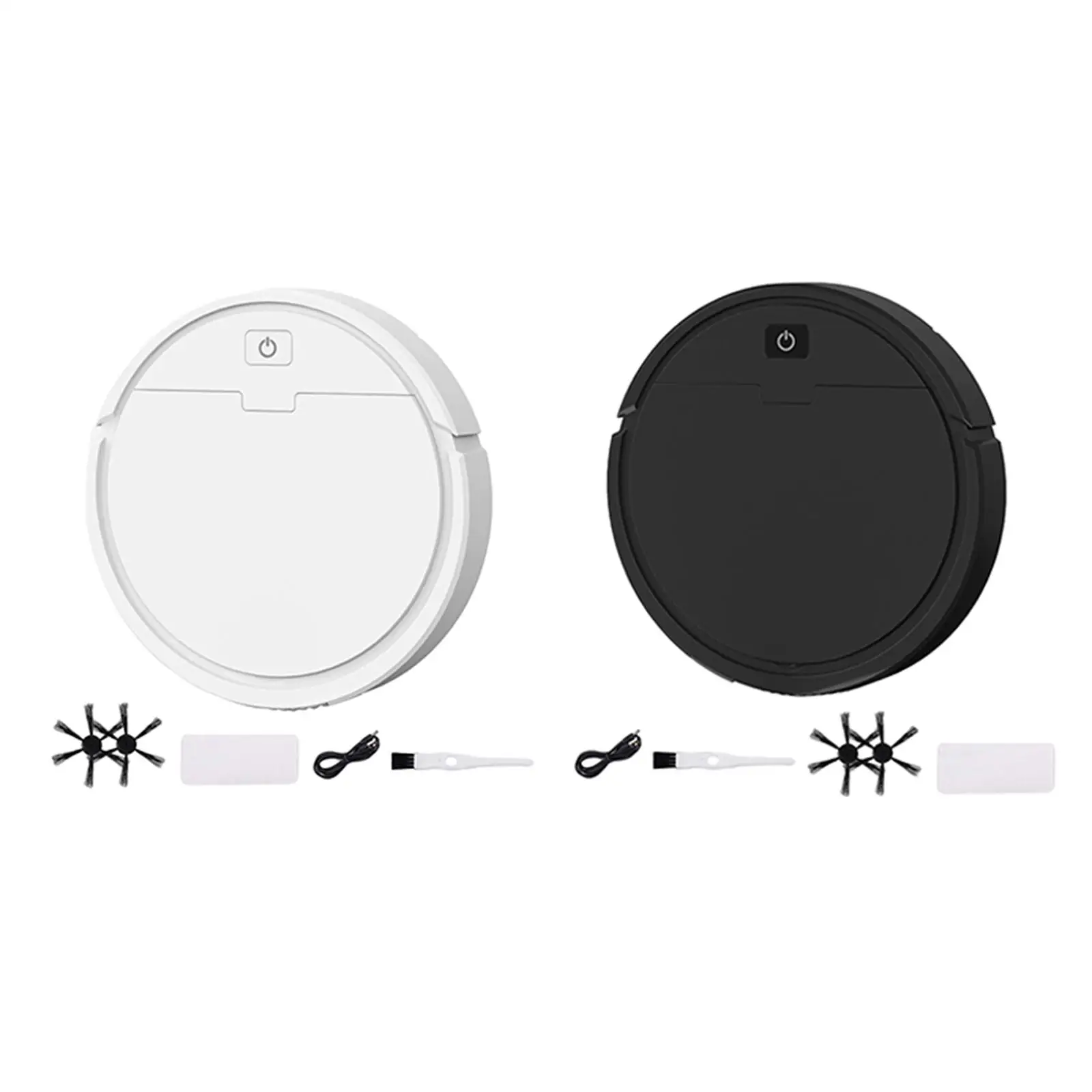 Smart 3 in 1 Robot Vacuum Cleaner 1200mAh for Hard Floor Pet Hair Tile Floor