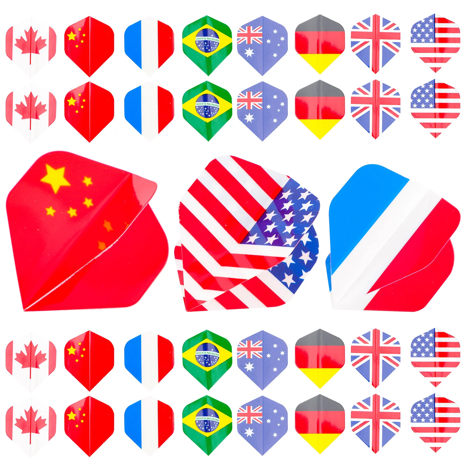 Queues de fléchettes légères, 27 pièces, Styles variés, ailes remplaçables, fournitures, cadeau utile pour amis, queues décoratives