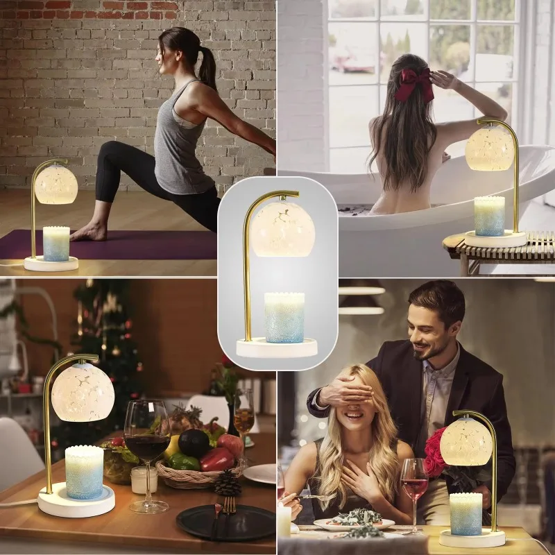 Wholesale post-modern adjustable electric candle heating lamp scented lamp decorative lighting bedroom living room wax melt