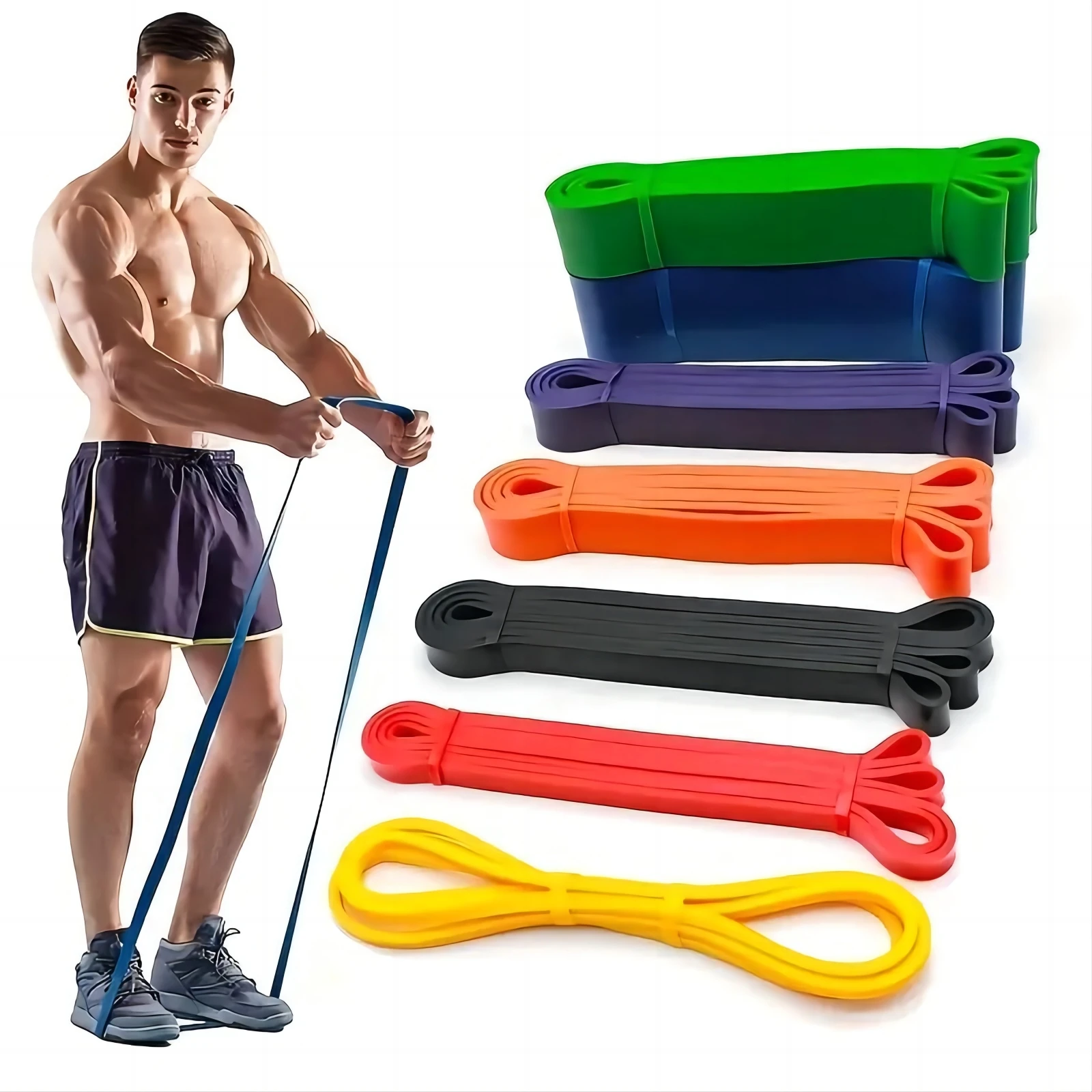 Pull Up Resistance Bands Assist Exercise Workout Band for Fitness Powerlifting Stretch Mobility Assistance Band at Home Training