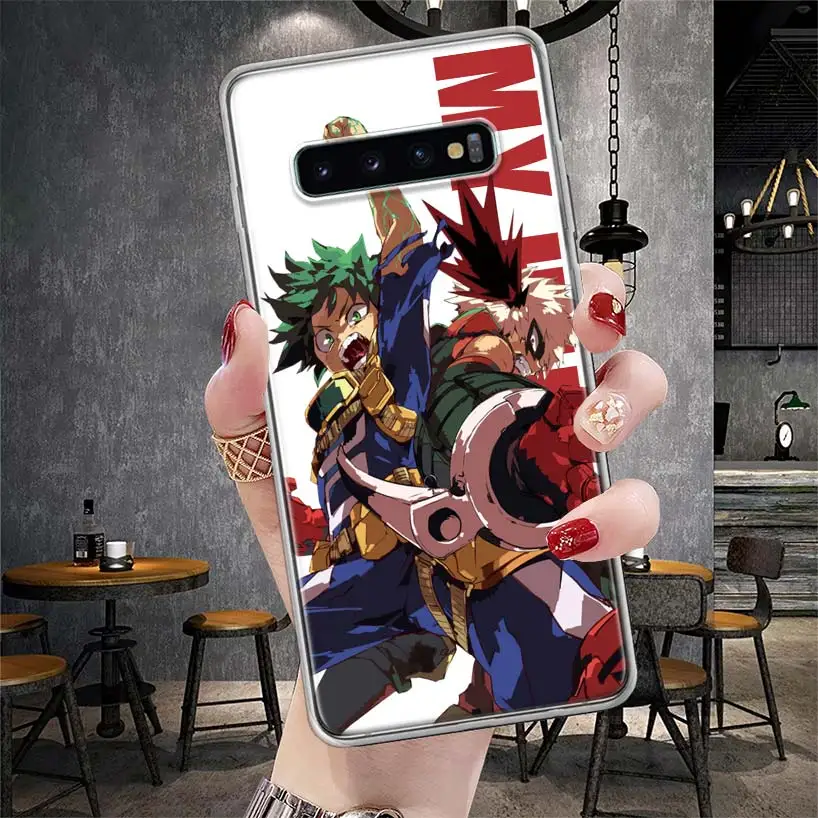 私のヒーローの携帯電話ケース,ソフトカバーシェル,mha art,Samsung Galaxy s21,s20 e,s22,s23,s24 ultra,s10 plus,s9,s8,s10e