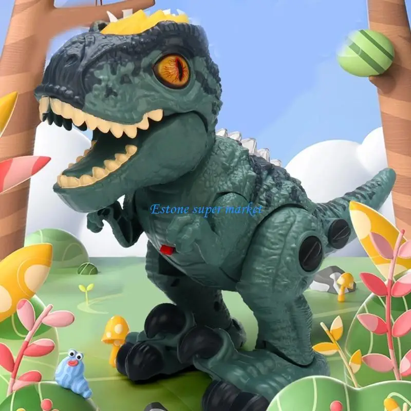 090B Tyrannosaurus Fai-da-te giocattolo ruggente per bambini elettronici giocattolo dinosauro interattivo